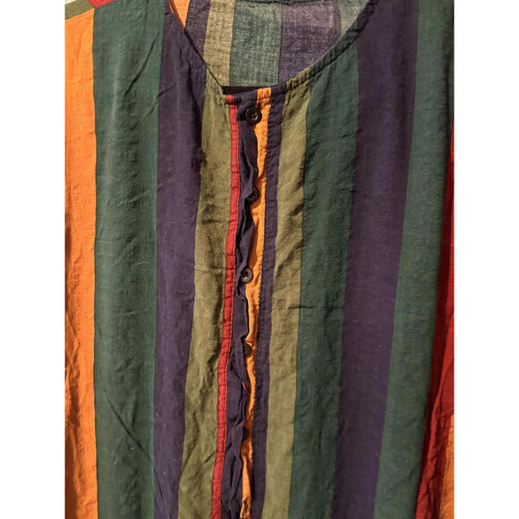 Mens XL Striped Nightshirt - Picture 5 of 6